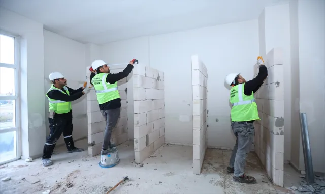 KAYMEK Yeşil Mahalle Sosyal Tesisleri'nde bakım çalışması yapılıyor