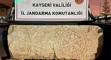 Kayseri'de 6. yüzyıla ait olan tarihi eser ele geçirildi