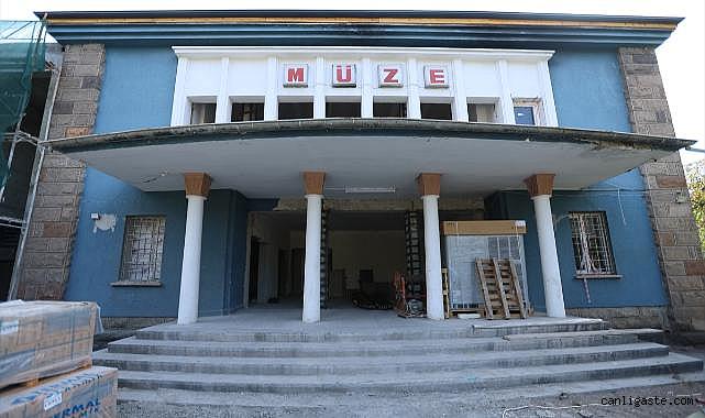 Kayseri'de fosillerin sergileneceği müzenin yapımına devam ediliyor