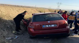 Kırşehir'de kamyonla çarpışan otomobilin sürücüsü öldü