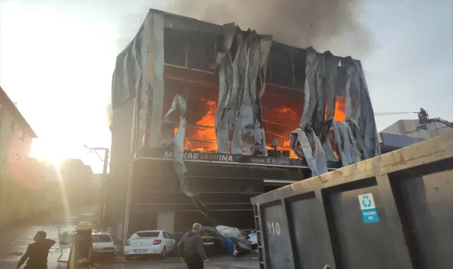 Kocaeli'de kozmetik fabrikasındaki yangına ilişkin 8 zanlı daha gözaltında