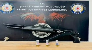 Şırnak'ta bir eve pompalı tüfekle ateş açan şüpheli yakalandı