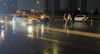 7 aracın karıştığı zincirleme kaza: 2 kişi yaralandı