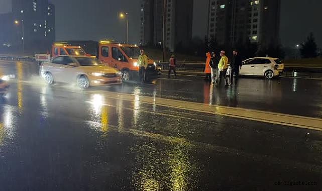 7 aracın karıştığı zincirleme kaza: 2 kişi yaralandı