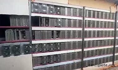 Ahır görünümlü tesis kurup kripto para üretmişler
