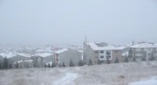 Eskişehir'de kar yağışı etkili oldu