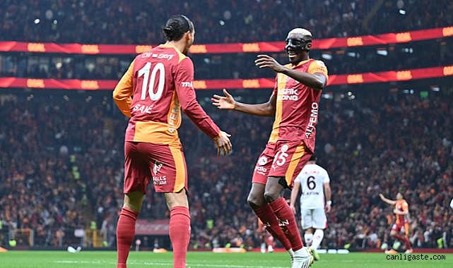 Galatasaray, Samunspor karşılaşmasından 3-2 galip ayrıldı