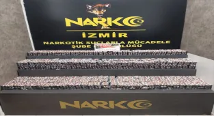 İzmir'de 55 bin 552 uyuşturucu hap ele geçirildi
