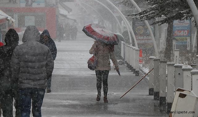Kayseri'de kar yağışı etkili oluyor