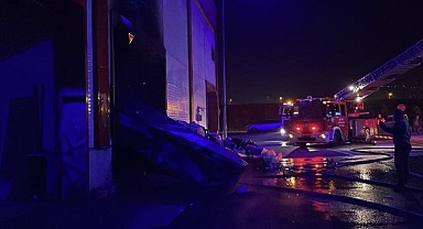 Kayseri'de mobilya atölyesinde yangın