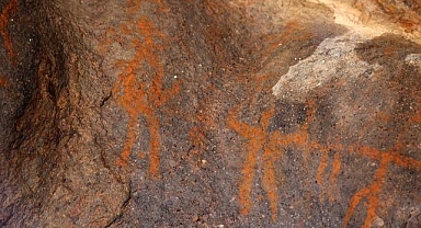 Kayseri'de Neolitik Çağ'a ait insan figürlü kaya resimleri keşfedildi