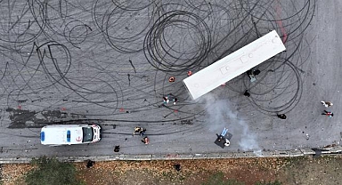 Kayseri'de RHG Enertürk Enerji Stadyum'nda ambulans rallisi yapıldı
