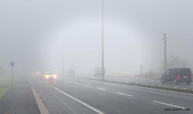 Kayseri'de sis etkili oldu! Görüş mesafesi yer yer 20 metreye düştü