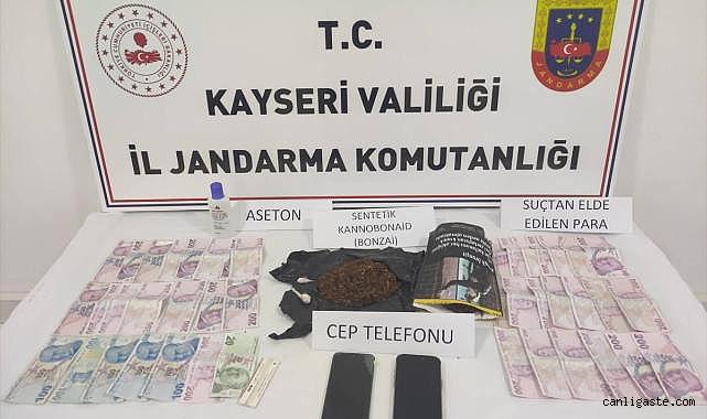 Kayseri'de uyuşturucu operasyonu: 1 gözaltı