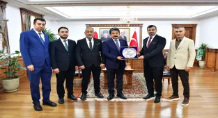 KİMDER heyetinden Kırşehir Valisi Demiryürek'e ziyaret