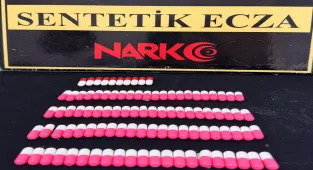 Kırşehir'de bir şüpheli üzerinde uyuşturucu hapla yakalandı