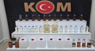 Kırşehir'de kaçak alkol ele geçirildi