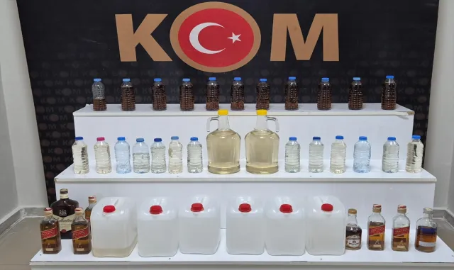 Kırşehir'de kaçak alkol ele geçirildi
