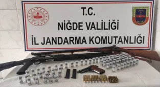 Niğde'de ruhsatsız silah operasyonunda 1 kişi yakalandı