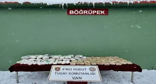 Van hududunda 77 kilo 805 gram uyuşturucu ele geçirildi
