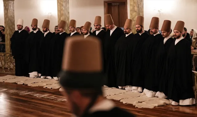 Yenikapı Mevlevihanesi, Sema Mukabelesi'ne ev sahipliği yaptı 