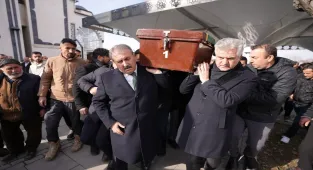 BBP Genel Başkanı Destici, BBP MKYK üyesi Ayantaş'ın babasının cenaze törenine katıldı