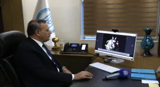 Bitlis Eren Üniversitesi Rektörü Elmastaş AA'nın Yılın Kareleri oylamasına katıldı