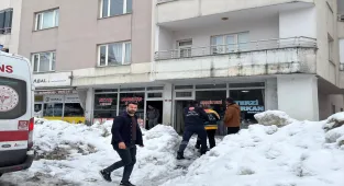 Bitlis'te üzerine kar kütlesi düşen kadın yaralandı