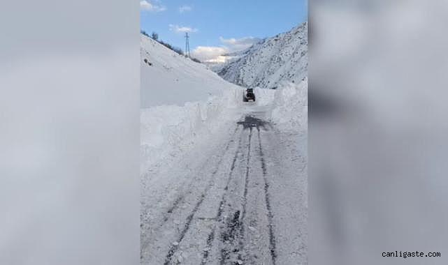Çığ düşmesiyle kapanan Hakkari-Van yolu açıldı