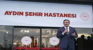 Cumhurbaşkanı Yardımcısı Yılmaz Aydın Şehir Hastanesi'nin açılışında konuştu: