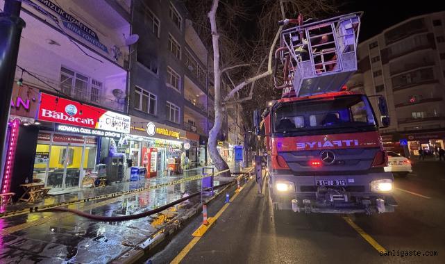 İş yerinde çıkan yangın hasara neden oldu!