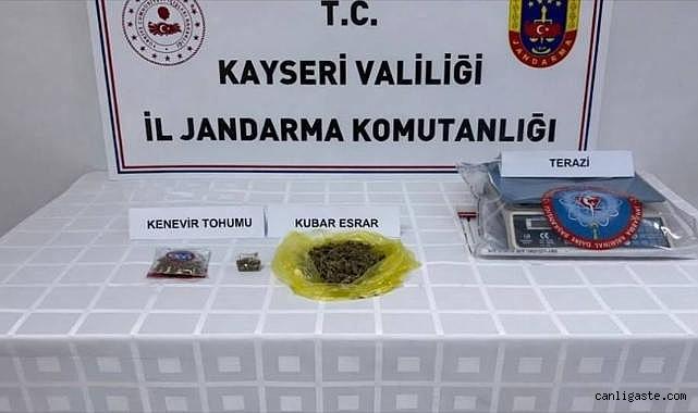 Kayseri'de uyuşturucu operasyonu: 2 gözaltı