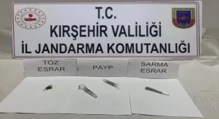 Kırşehir'de uyuşturucu operasyonunda 4 zanlı yakalandı