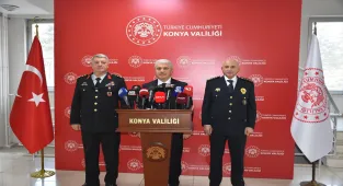 Konya'da Genişletilmiş Asayiş ve Güvenlik Toplantısı yapıldı