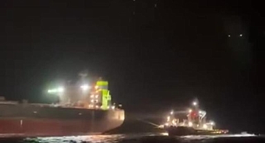 Tanker Karaya Oturdu! KEGM ekipleri tarafından kurtarıldı!