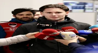 Trabzonspor'un prensipte anlaştığı Mathias Lovik, Trabzon'a geldi