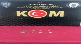 Yozgat'ta tarihi eser niteliğinde 8 sikke ele geçirildi