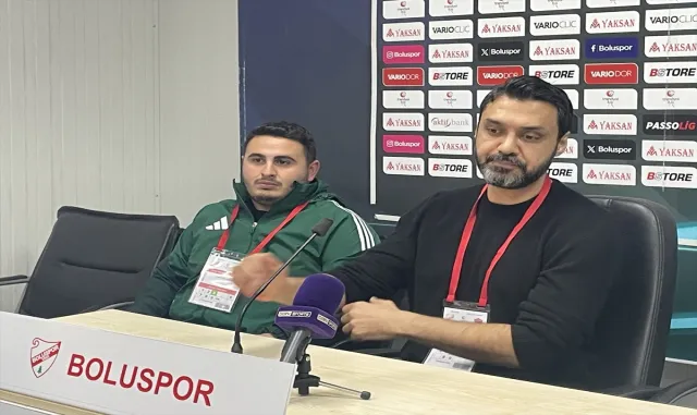 Boluspor-Hatayspor maçının ardından