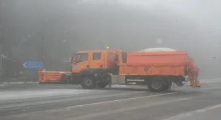 D-100 kara yolunun Bolu Dağı geçişinde kar başladı