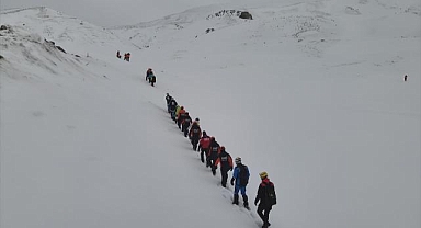 Kayseri'de çığ tehlikesine karşı arama kurtarma tatbikatı 