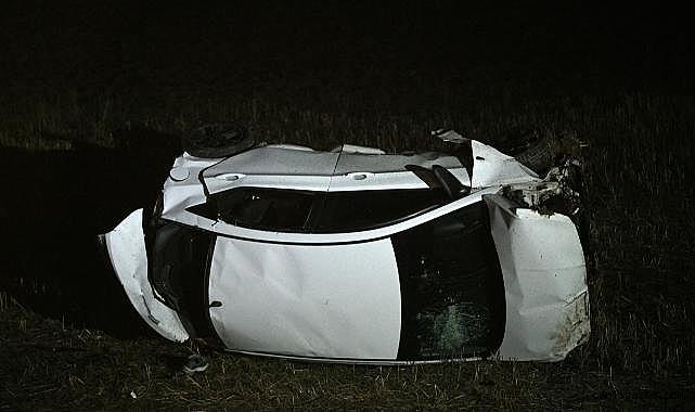 Kayseri'de otomobil şarampole devrildi 1 kişi hayatını kaybetti