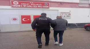 Kırşehir'de polise mukavemette bulunan zanlı tutuklandı