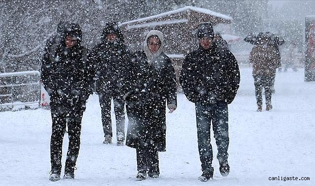 Meteoroloji'den bazı illere kar yağışı uyarısı