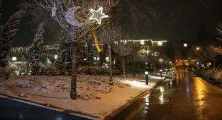 Niğde'de kar yağışı etkili oluyor