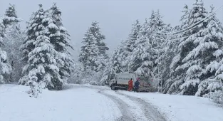 Orta ve Doğu Karadeniz'de kar etkili oldu