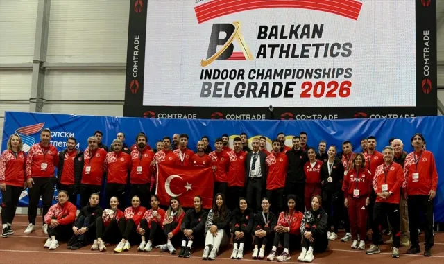Türkiye, Balkan Salon Atletizm Şampiyonası'nda 14 madalya kazandı