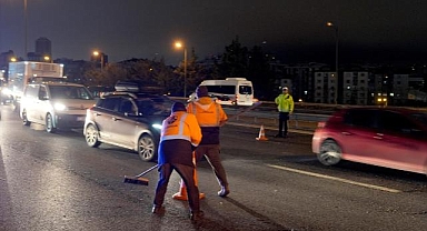 Ümraniye'de zincirleme kaza: 8 araç çarpıştı