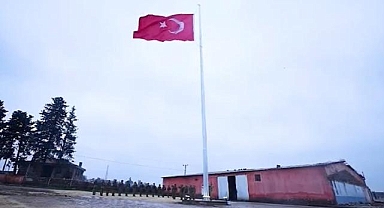 YPG yandaşlarının Türk bayrağına saldırdığı alan, hudut karakolu sınırları içerisine alındı