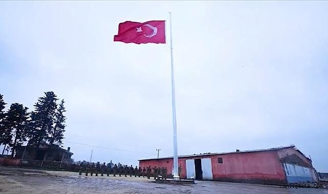 YPG yandaşlarının Türk bayrağına saldırdığı alan, hudut karakolu sınırları içerisine alındı