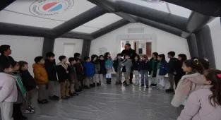 Anadolu Üniversitesi Arama ve Kurtarma Ekibi'nden öğrencilere afet bilinci eğitimi